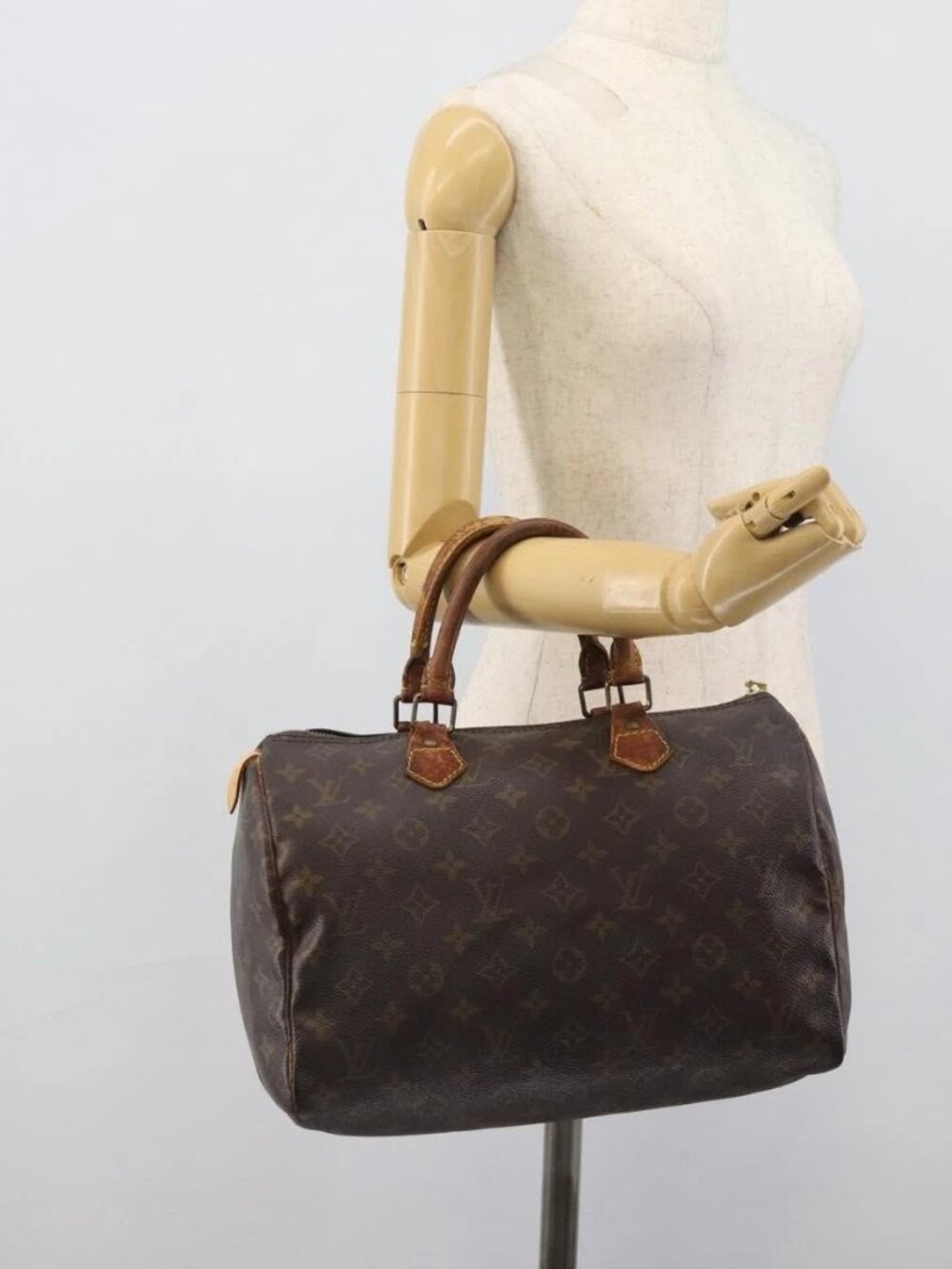 LOUIS VUITTON Monogram Speedy 30 Hand Bag M41526 LV Auth 190274